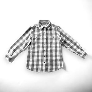 Woolrich Women’s Flannel Gray & Off-White Size XS